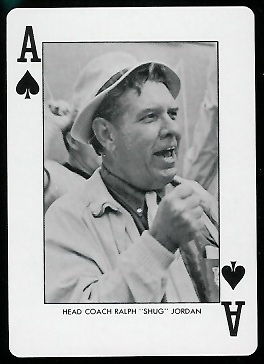 Shug Jordan 1973 Auburn Playing Cards football card Shug Jordan 1973 Auburn Playing Cards football card