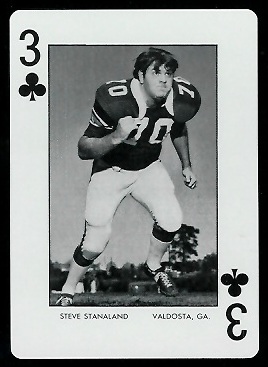 Steve Stanaland 1973 Auburn Playing Cards football card