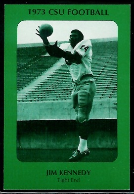 Jimmie Kennedy 1973 Colorado State football card