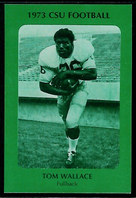 Tom Wallace 1973 Colorado State football card