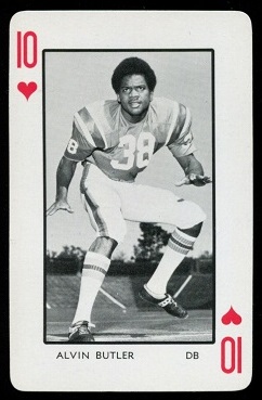 Alvin Butler 1973 Florida Playing Cards football card