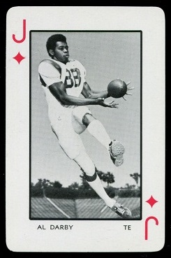 Al Darby 1973 Florida Playing Cards football card