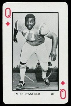 Mike Stanfield 1973 Florida Playing Cards football card