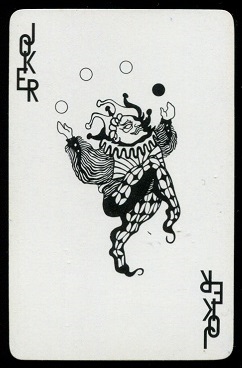 Joker 1973 Florida Playing Cards football card