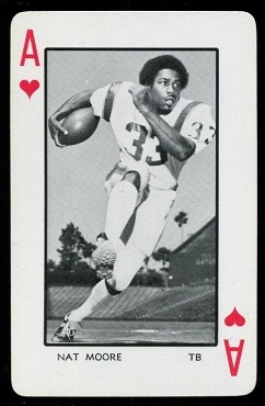 Nat Moore 1973 Florida Playing Cards football card
