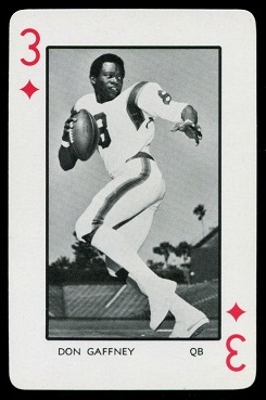 Don Gaffney 1973 Florida Playing Cards football card Don Gaffney 1973 Florida Playing Cards football card