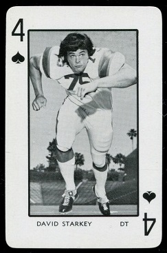 David Starkey 1973 Florida Playing Cards football card