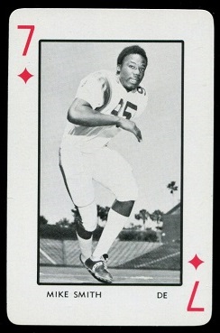 Mike Smith 1973 Florida Playing Cards football card