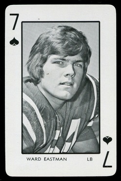 Ward Eastman 1973 Florida Playing Cards football card