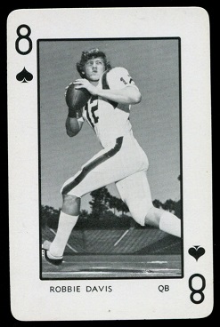 Robbie Davis 1973 Florida Playing Cards football card