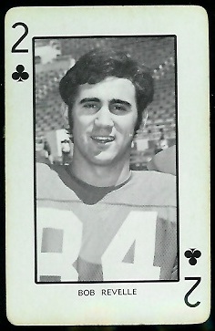 Bob Revelle 1973 Nebraska Playing Cards football card