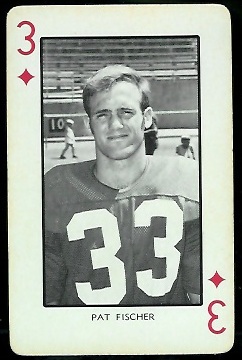 Pat Fischer 1973 Nebraska Playing Cards football card