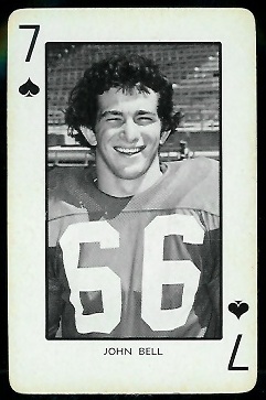 John Bell 1973 Nebraska Playing Cards football card