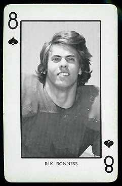 Rik Bonness 1973 Nebraska Playing Cards football card