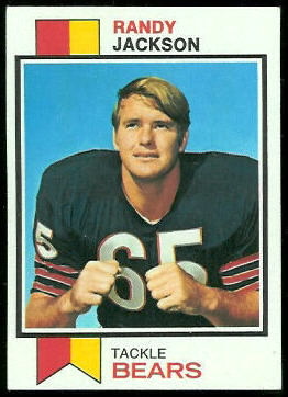 Randy Jackson 1973 Topps football card