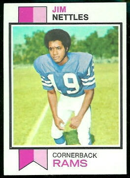 Jim Nettles 1973 Topps football card