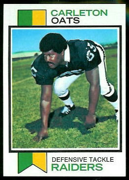 Carleton Oats 1973 Topps football card