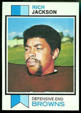 Rich Jackson 1973 Topps football card