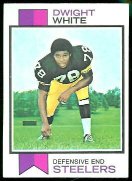 Dwight White 1973 Topps football card