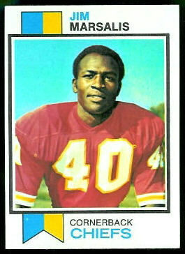 Jim Marsalis 1973 Topps football card