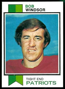 Bob Windsor 1973 Topps football card