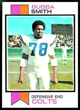 Bubba Smith 1973 Topps football card Bubba Smith 1973 Topps football card