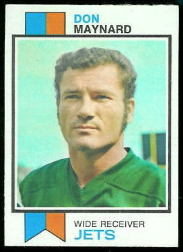 Don Maynard 1973 Topps football card
