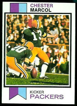 Chester Marcol 1973 Topps football card