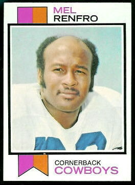 Mel Renfro 1973 Topps football card