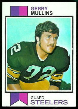 Gerry Mullins 1973 Topps football card