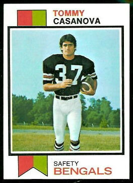 Tommy Casanova 1973 Topps football card