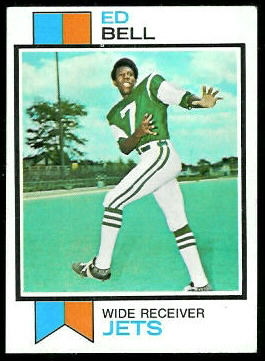 Ed Bell 1973 Topps football card