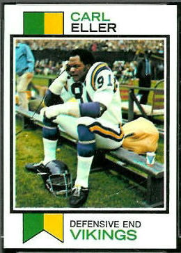 Carl Eller 1973 Topps football card
