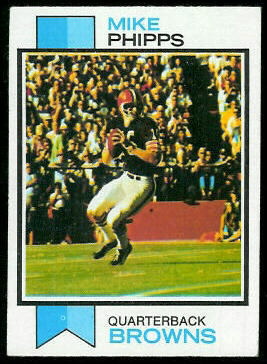 Mike Phipps 1973 Topps football card
