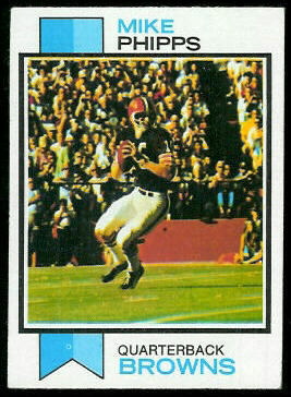 Mike Phipps 1973 Topps football card Mike Phipps 1973 Topps football card