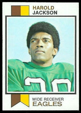 Harold Jackson 1973 Topps football card