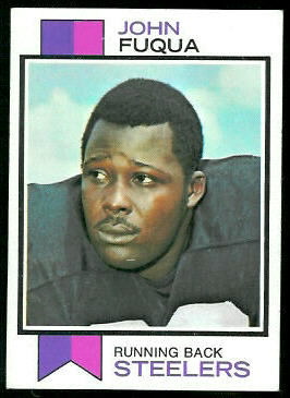 John Fuqua 1973 Topps football card