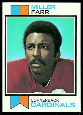 Miller Farr 1973 Topps football card Miller Farr 1973 Topps football card