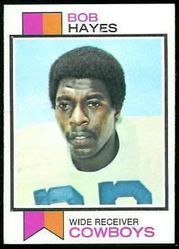 Bob Hayes 1973 Topps football card