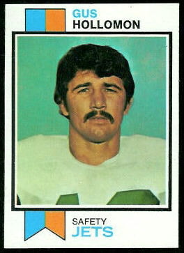 Gus Hollomon 1973 Topps football card