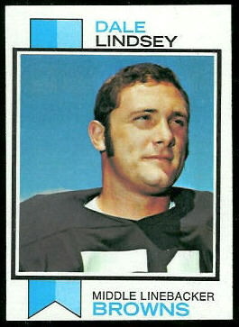 Dale Lindsey 1973 Topps football card