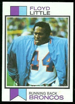 Floyd Little 1973 Topps football card