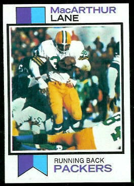 MacArthur Lane 1973 Topps football card