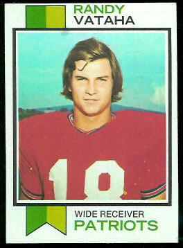 Randy Vataha 1973 Topps football card