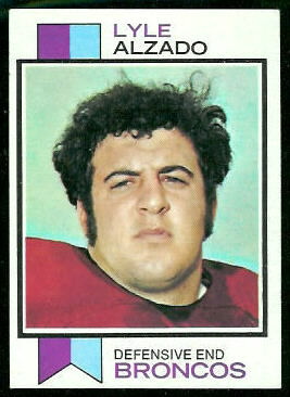 Lyle Alzado 1973 Topps football card