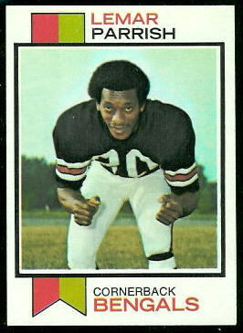 Lemar Parrish 1973 Topps football card