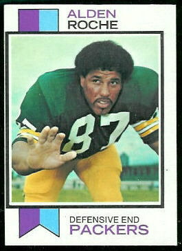 Alden Roche 1973 Topps football card