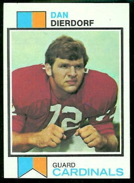 Dan Dierdorf 1973 Topps football card Dan Dierdorf 1973 Topps football card