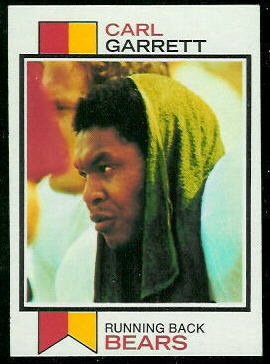 Carl Garrett 1973 Topps football card