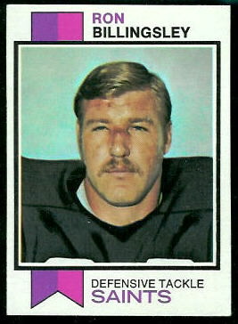 Ron Billingsley 1973 Topps football card